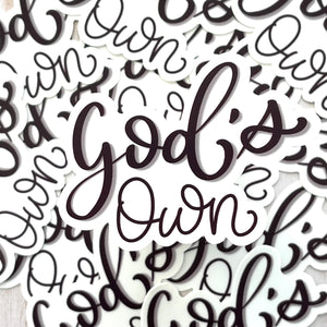 God's Own Sticker